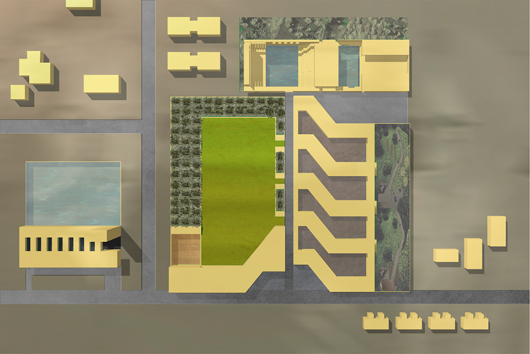 tagore einstein center, lageplan