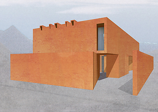 familienwohnhaus in doha, perspektive nord west