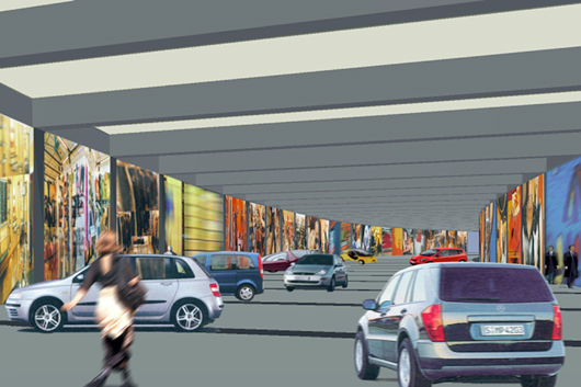 drive-in-bazar, bazarstrasse