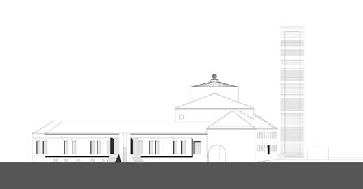 wettbewerb kunsthalle schweinfurt, ansicht haupteingang