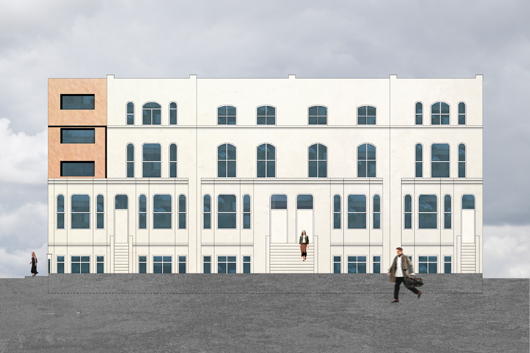 wohnblockergaenzung, ansicht von green lanes