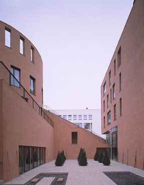 indische botschaft, hofansicht