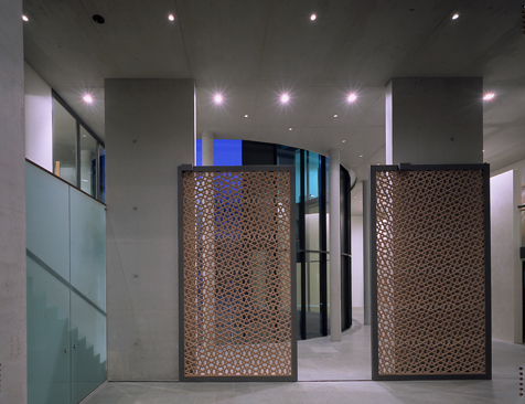 indische botschaft, innenansicht mit jali