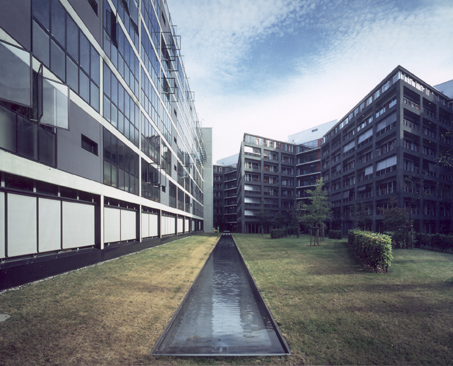 buero und wohnen vtg center hamburg, hofseite